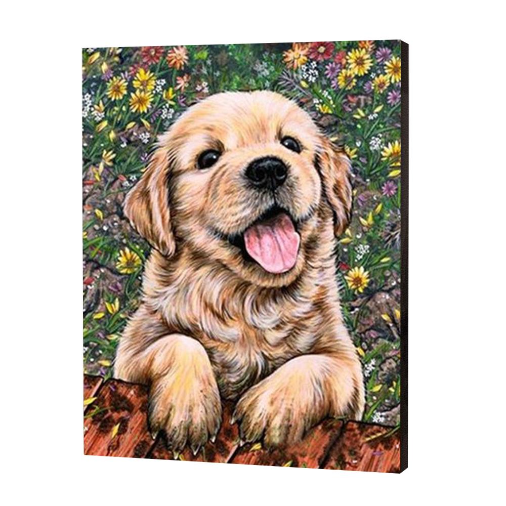 Cute Dog Puppy | Diamond Painting