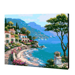 Load image into Gallery viewer, Mediterranean Seaside | Diamond Painting
