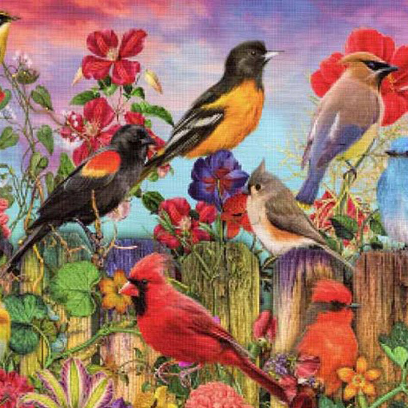 Birds and Blooms Diamond Painting