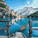 Load image into Gallery viewer, Blue Water Lake  Diamond Painting
