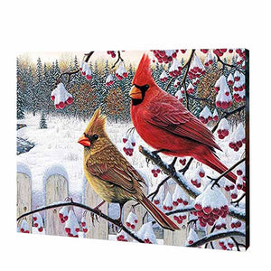 Cardinal Bird Diamond Painting