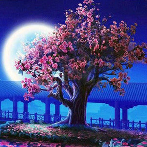 Cherry Blossoms Tree Diamond Painting