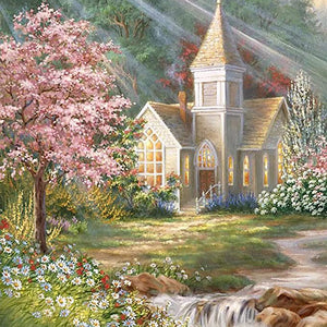 Church With A View Diamond Painting