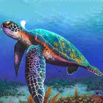 Load image into Gallery viewer, Claire The Turtle Diamond Painting
