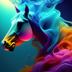 Load image into Gallery viewer, Colorful Horse Diamond Painting
