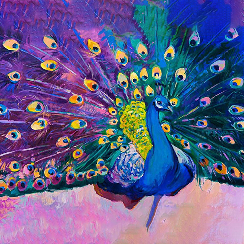 Colorful Peacock Diamond Painting