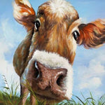 Load image into Gallery viewer, Cute Cow Diamond Painting
