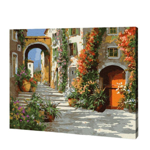 Flower Street | Diamond Painting 