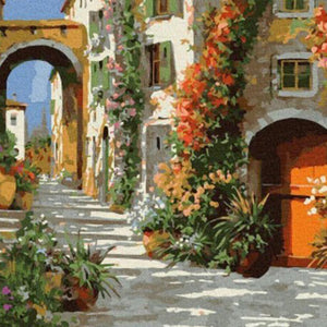 Flower Street Diamond Painting