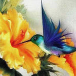 Load image into Gallery viewer, Little Hummingbird Diamond Painting
