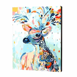 Rainbow Deer Diamond Painting