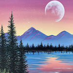 Load image into Gallery viewer, Snowy Mountains &amp;Trees Diamond Painting
