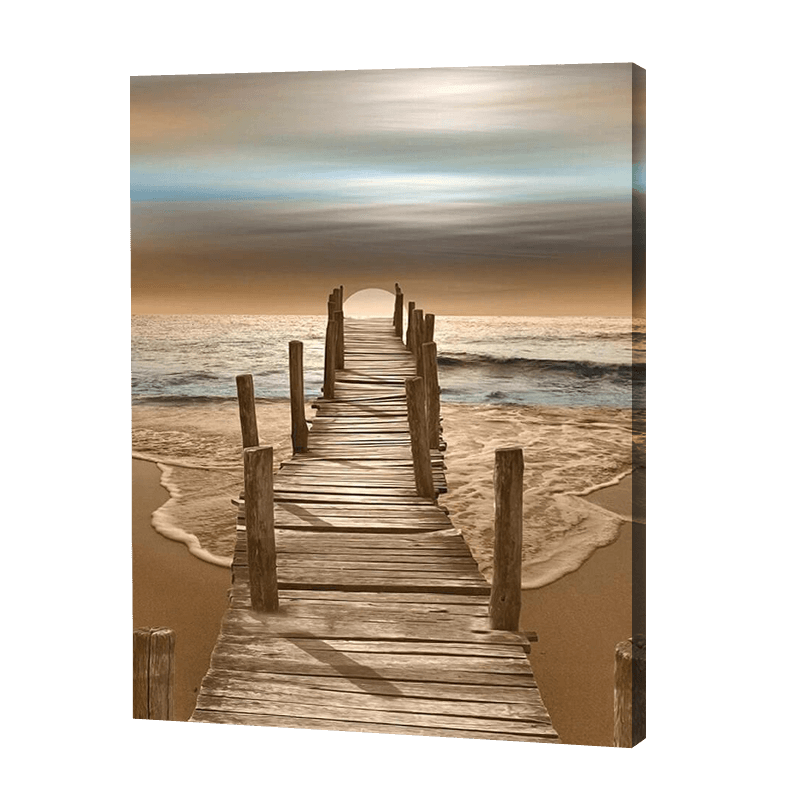 The Beach At Sunset | Diamond Painting