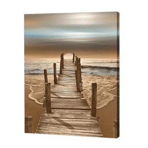 The Beach At Sunset | Diamond Painting