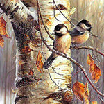 Load image into Gallery viewer, Two Birds On A Branch Diamond Painting
