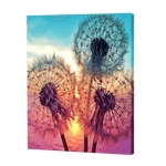 Load image into Gallery viewer, Dandelions In A Sunset | Diamond Painting
